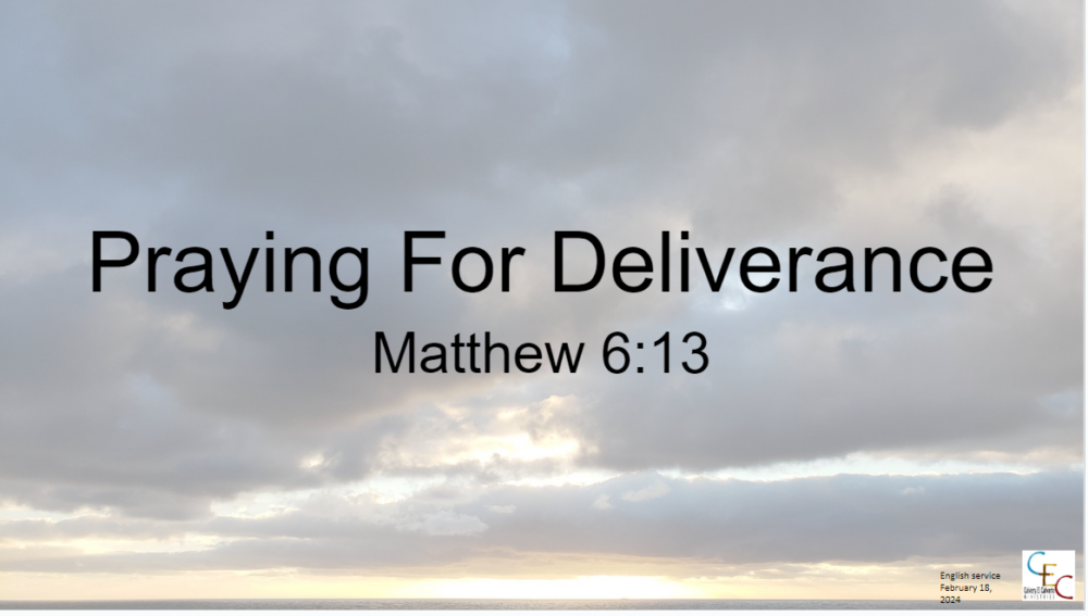 Praying for Deliverance Image