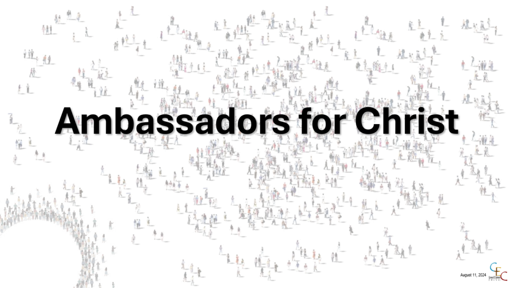 Ambassadors for Christ Image