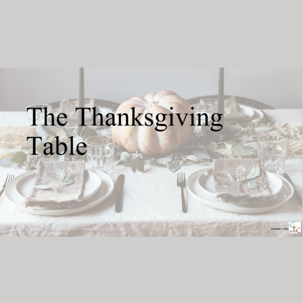 The Thanksgiving Table Image