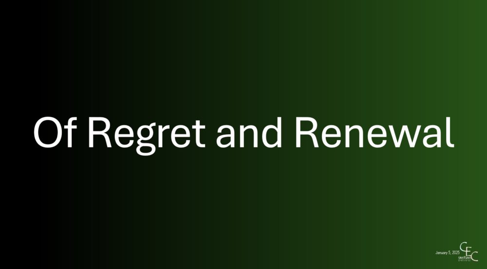 Of Regret and Renewal